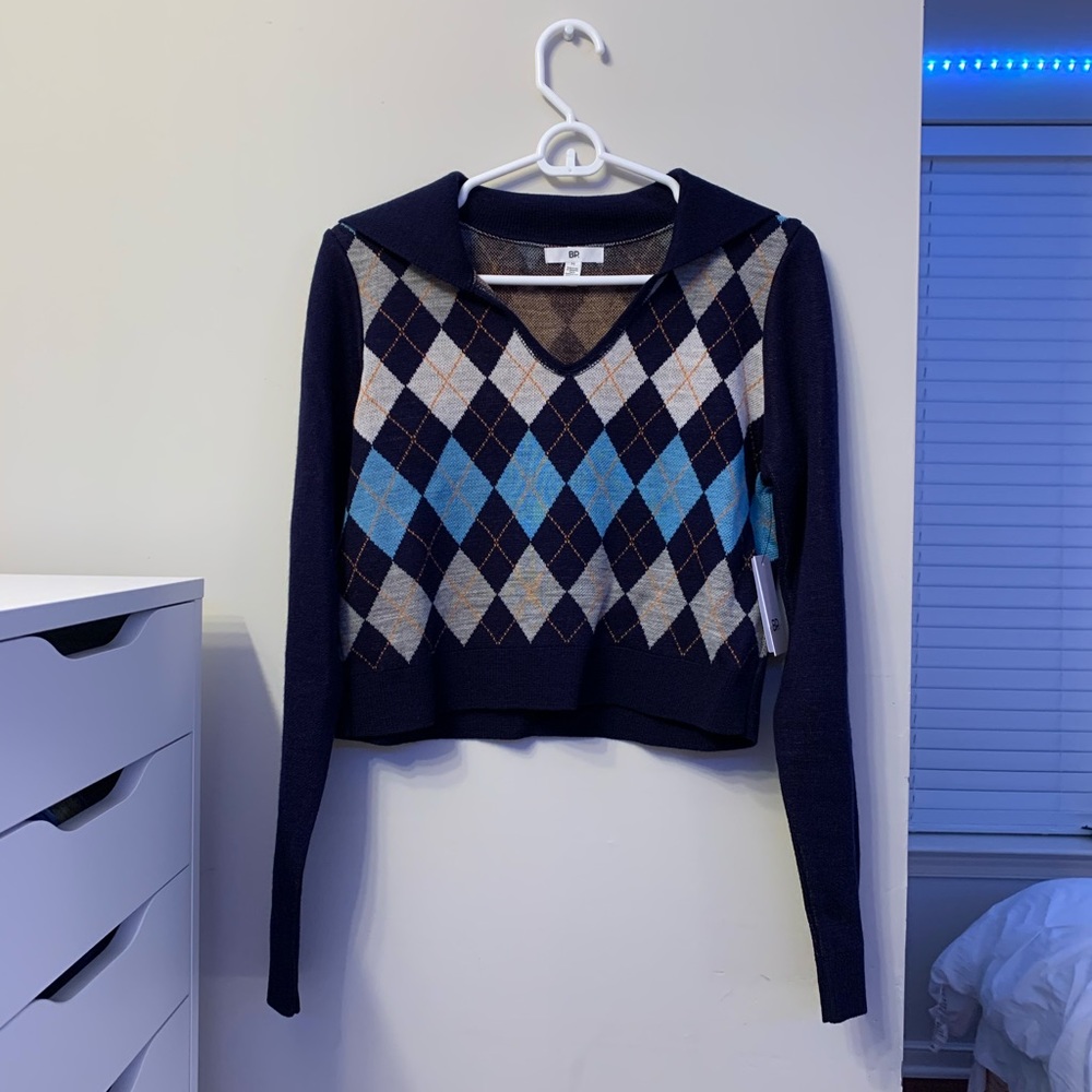 Nordstrom Plaid Top